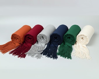 Pashmina Shawl, Wedding Favors Shawl for Guests in Bulk, Bridal Shower Favors, Fall Wedding Favors
