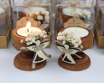 Bulk Personalized Funeral Favors Candles With Tag Memorial Favors Funeral Favors for Guests in Bulk Celebration Of Life Favors Grief Favors