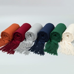 Personalized Wedding Favors, Pashmina Shawl, Bridal Shower Favors, Fall Wedding Favors, Wedding Favors for Guests in Bulk image 6