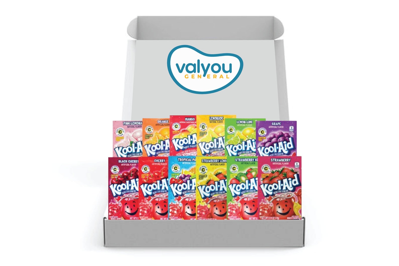 12 Packs Koolaid MEGA Variety Flavor Powdered Soft Drink Mixes Koolaid