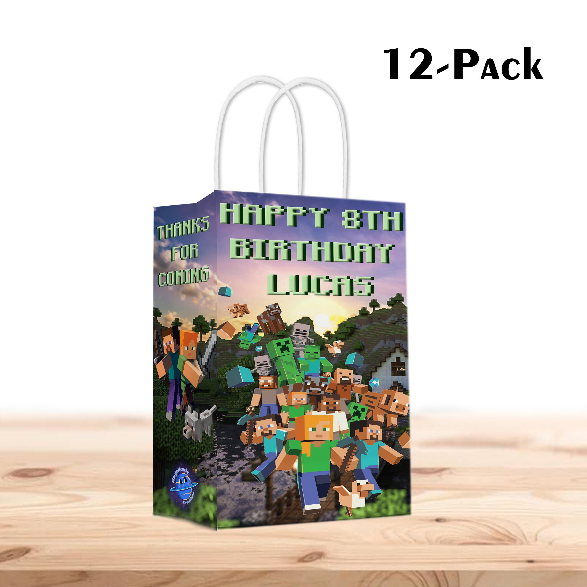 Custom Name & Age Gift Favor Bags