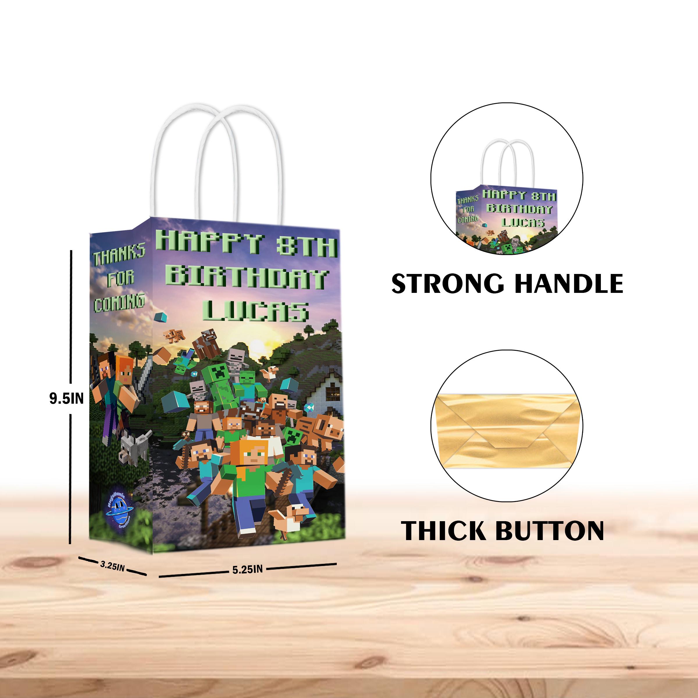 Custom Name & Age Gift Favor Bags