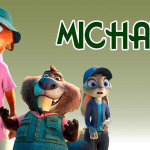 Personlig Zootopia 2 Barn Vattenflaska 355 ml – Anpassat namn rostfritt stål tumbler för barn | Zootopia födelsedagspresent bild 4