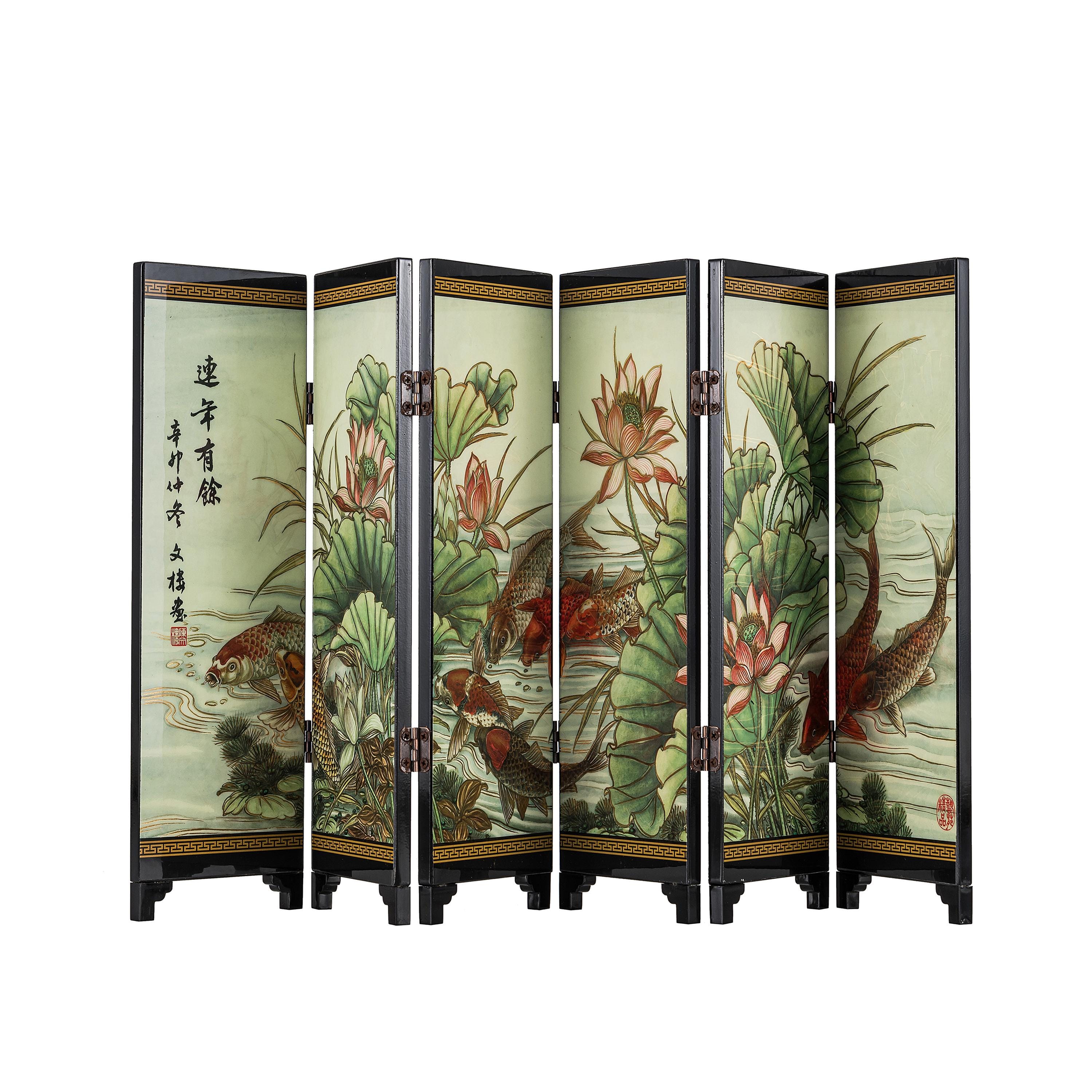 6 Panel Chinese Screen - Etsy