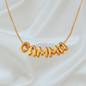 Sigma Lambda Gamma Greek Letters Necklace - Bubble Necklace