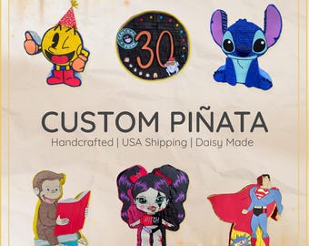 Custom Handcrafted Piñata | Animal Piñata | Party Game | Unique Detailed Gift | Photo Prop | Festive Decoration | Popular Party Game & Decor