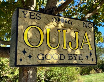 Handmade Spirit Board Piñata | Phasmophobia Birthday Party Decoration | Ghost Hunter Decor | Spooky Board Party Favor Piñata | Ouija Board