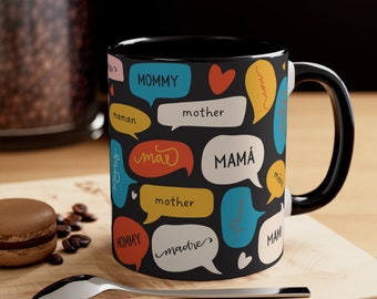 Mother Mug, Gifts for Mom, Mother's Day gift, Mom Gift, Mom in different languages, Birthday Gift for Mom, Soon to be Mom, Mother Gift,