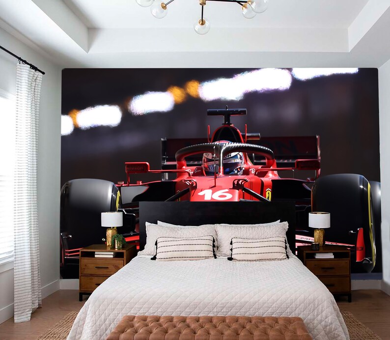 Bolide Wallpaper Sport Car Wall Mural Removable Racing Peel & Stick ...