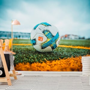Voetbalstadion verwijderbaar behang Perfect cadeau Voetbalfan Kinderkamer Voetbalbehang Peel & Stick Wallpaper Sport Muurschildering Jongenskamer Decor