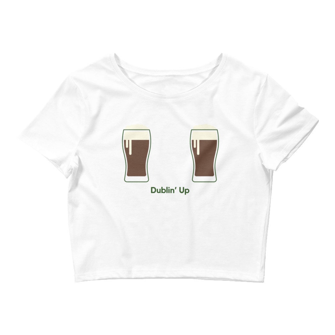saint pattys day crop top