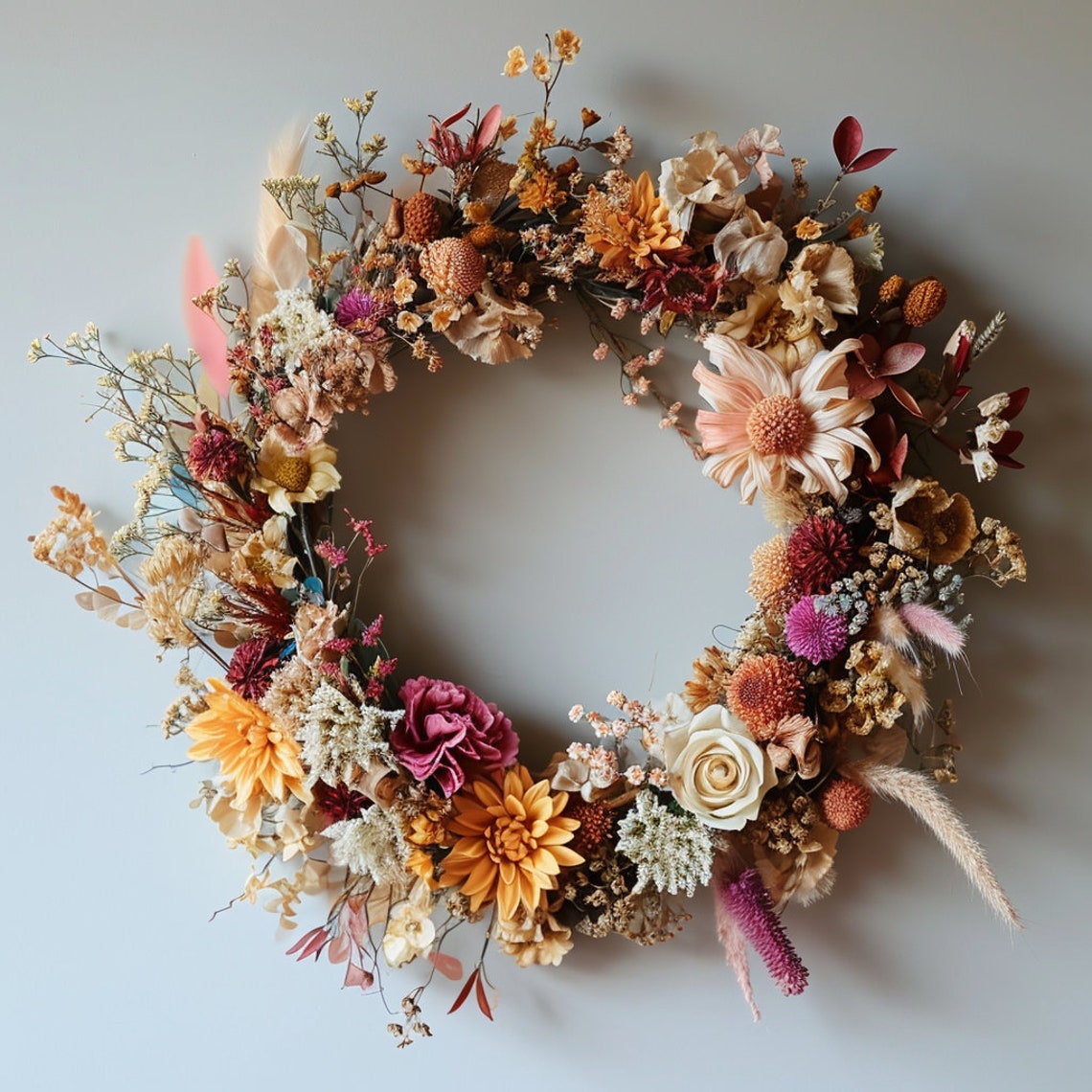 Unique Handmade Dried Flower Displays - Etsy