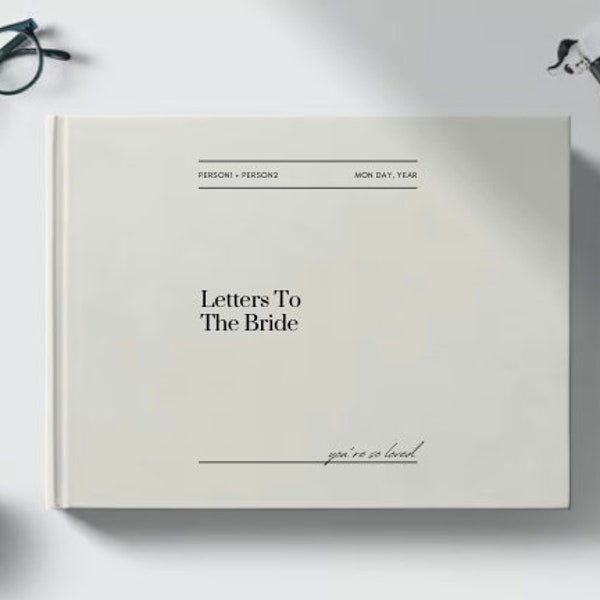 Letters to the Bride Canva Template