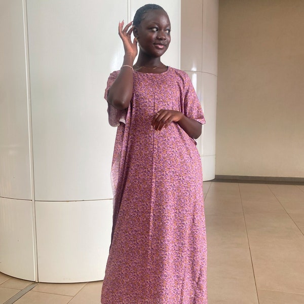 03 Dera House Dress | Kaftan Dress - African Moo Moo style Baati Leso Bubu Dress - Mumu, Jalabiya, Boubou, Dirac, Muumuu Dress