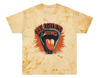 Retro Rolling Stones Tongue Logo Tee Vintage Band Shirt Classic Rock Style 70s Graphic T Shirt Retro Rock n Roll Merch Unisex Gift