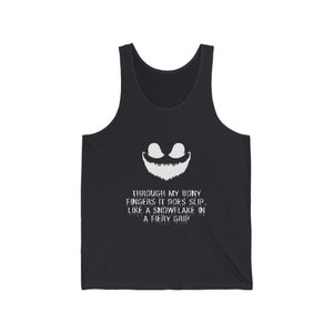 Nightmare Before Christmas Tank Top: Jack Skellington Gym Shirt image 3