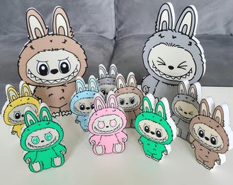 ⭐️LABUBU THE MONSTERS Have A Seat Macaron POPMart Labubu The Monsters Have A Seat Macaron Plush (1
