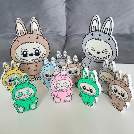 ⭐️LABUBU THE MONSTERS Have A Seat Macaron Labubu The Monsters Have A Seat Summer Party Macaron Plush