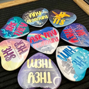 The sky’s the limit - Pronoun button badges