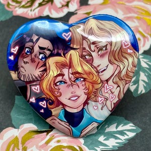 Castlevania heart pin badge button