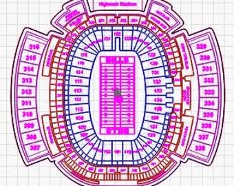 Puede incluir: Un plano de asientos del estadio con secciones dispuestas en un patrón circular alrededor de un campo central. El plano incluye secciones como 316, 314, 313, 312, 311, 310, 309, 308, 307, 339, 338, 337, 335, 334, 333, 332, 331, 330 y 329.