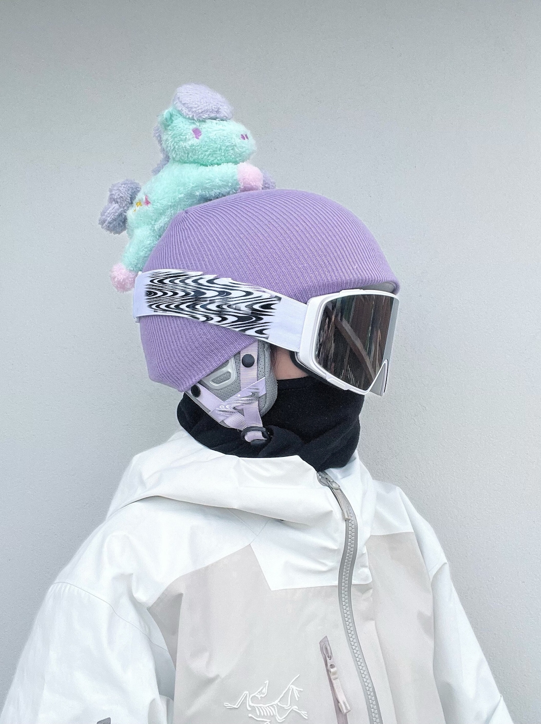 unicorn ski helmet