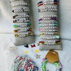 Disney Cruise Ship inspired beaded bracelets for Trading/Collecting/Pixie Dusting/Cast Members/Characters and Family bracelets.