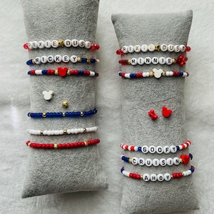 Disney Cruise Ship inspired beaded bracelets for Trading/Collecting/Pixie Dusting/Cast Members/Characters and Family bracelets.