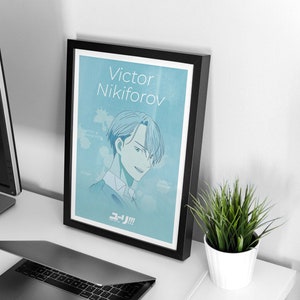 Victor - Yuri in ice - Poster (5 sizes) / Anime Art / Wall Decor / Printable Poster / Digital Download
