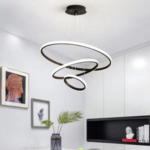 Modern Chandelier 60W - Simple Modern Ceiling Lamp - Lamp for Living Room, Bedroom, Kitchen, Dining Room - Indoor Lighting