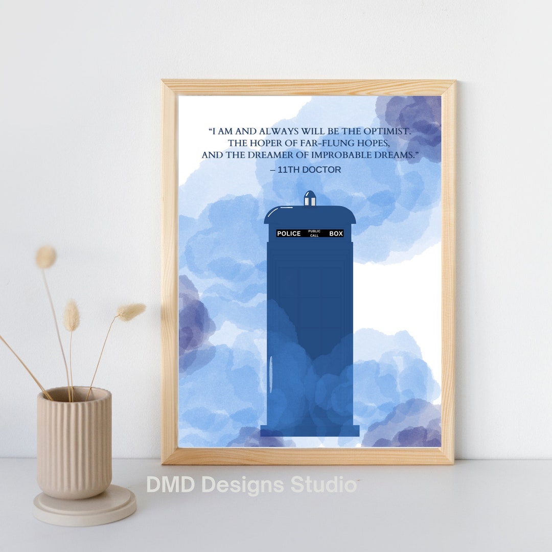 Doctor Who Tardis - Large 18x24 Inch Printable TV Wall Art Decor ...