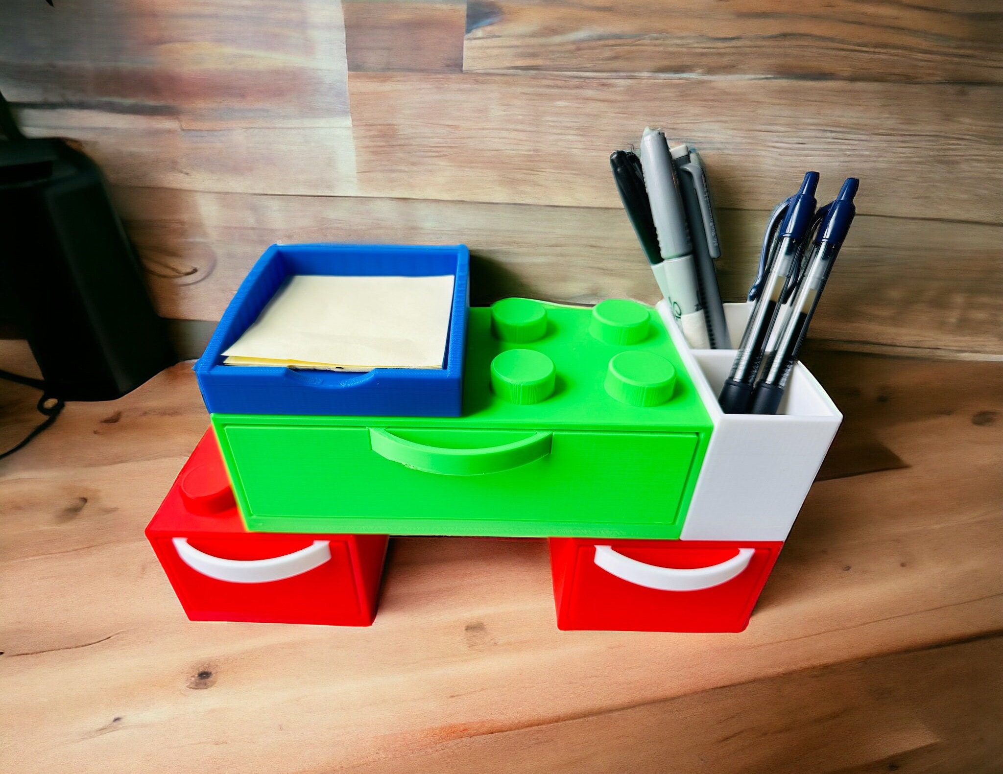 Stackable Brick Desk Organizers Desk Organizer for Children & Kids Toy ...