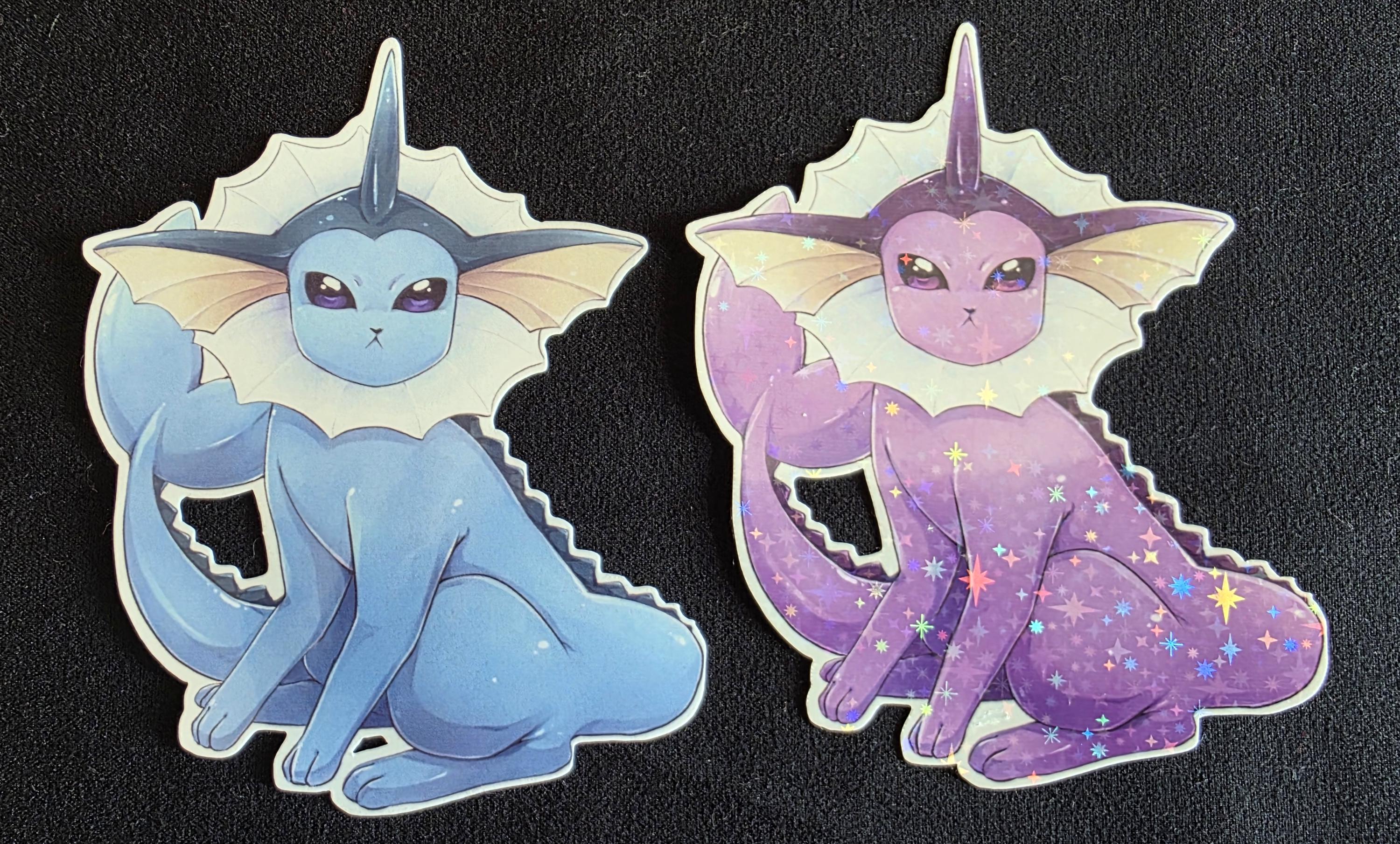 Shiny Vaporeon Card - Etsy
