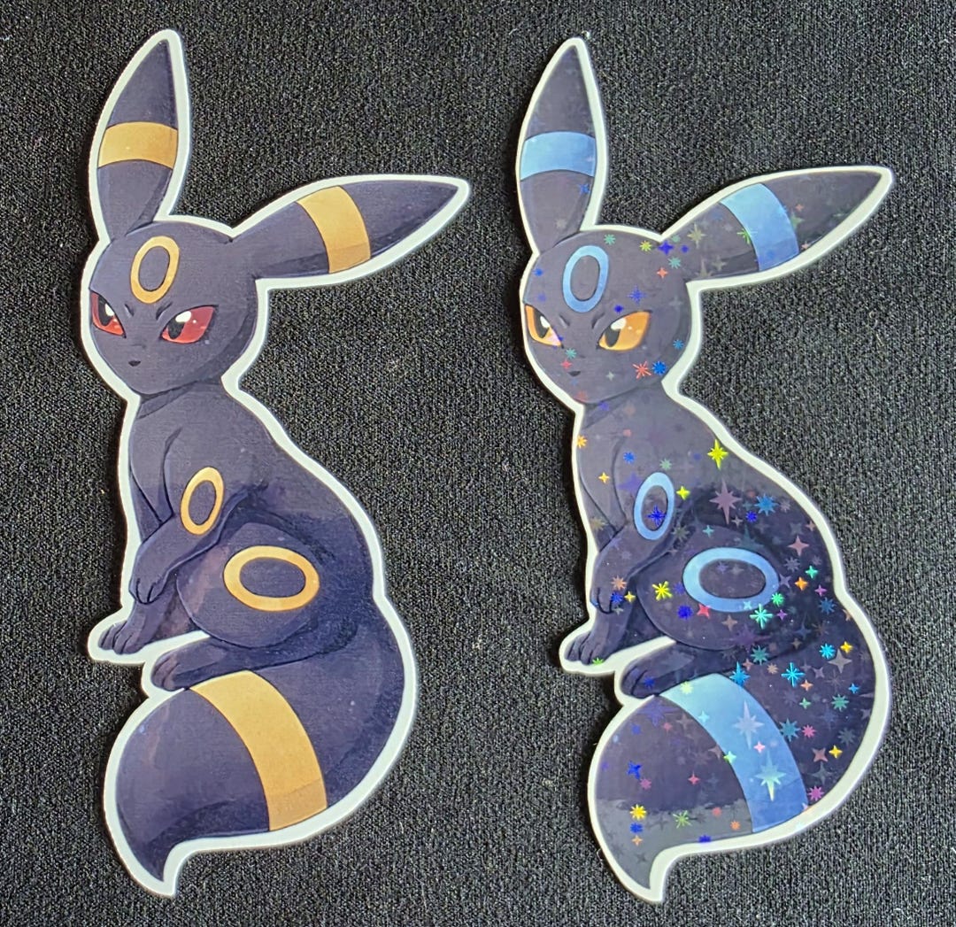 Umbreon/shiny Umbreon Sticker - Etsy