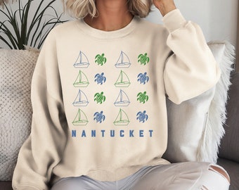 Nantucket Sweatshirt Ocean Animal Shirt Beachy Sweatshirt Ocean Inspired Style Beachy Shirt Beachy Shirts Coconut Girl Coconut Girl Clothes