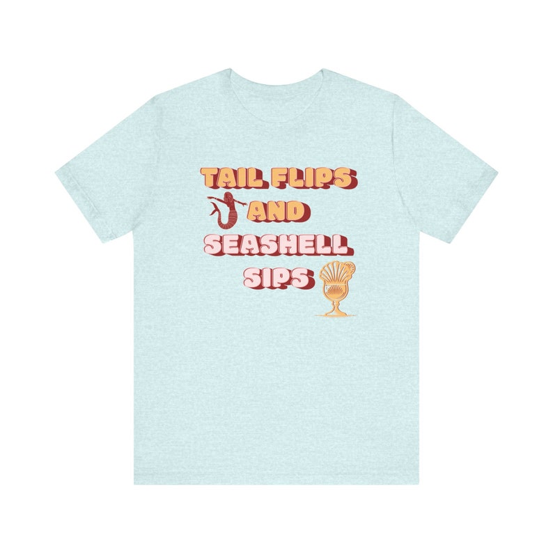 Mermaid Core Mermaidcore Clothing Ocean Animal Shirt Ocean Inspired Style Beachy Shirt Summer Time Shirt Beach Bum Shirt image 2