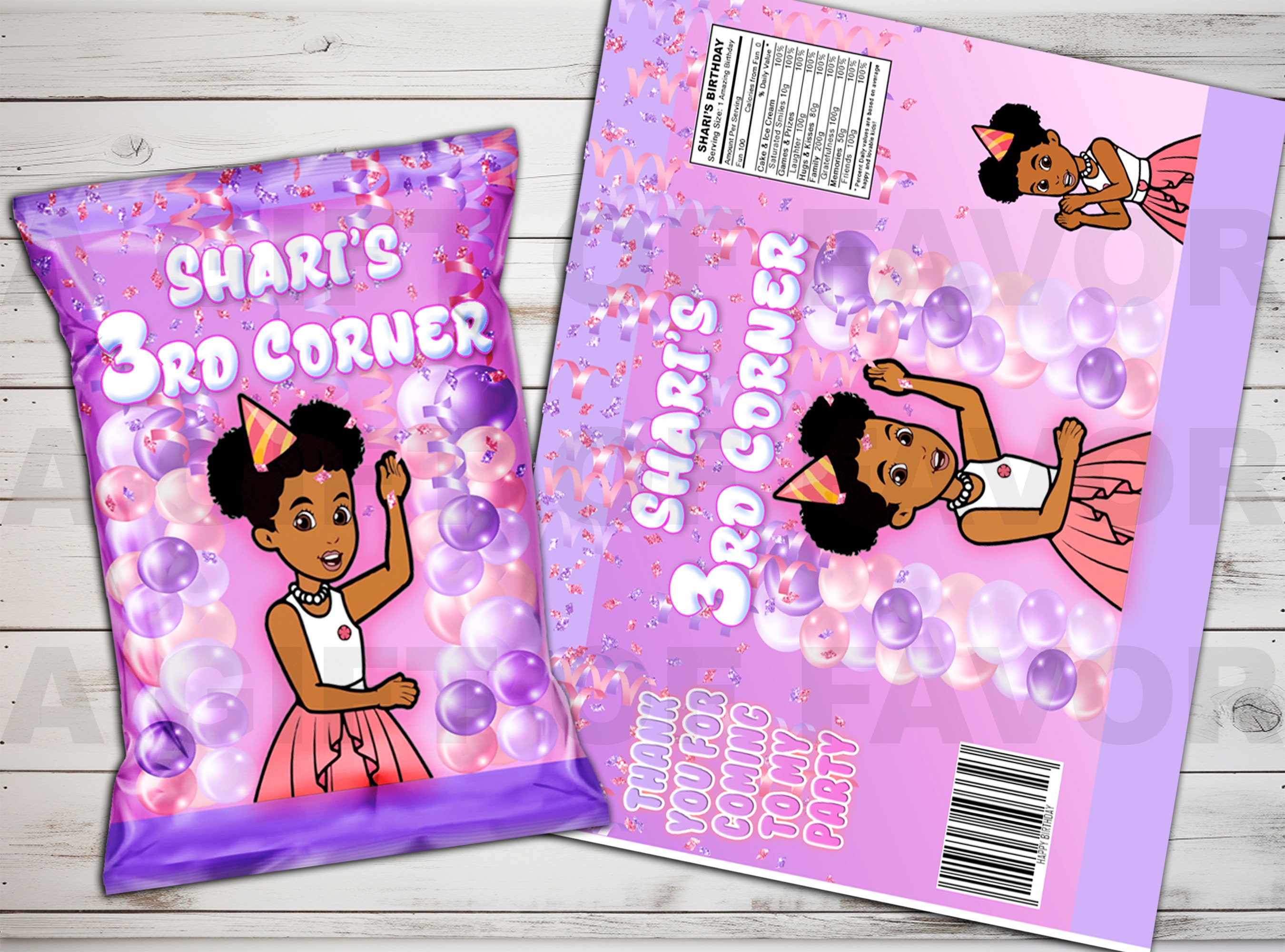 Gracie Corner Birthday Party Favors Gracie Corner Digital Download