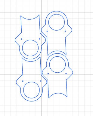 Riser Alignment Feet - D1/D1 Pro for Honeycomb/sheet (file) - Etsy