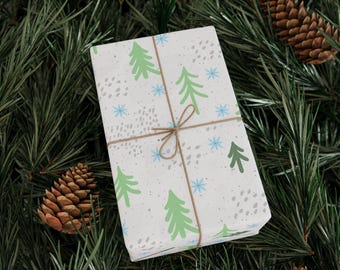 Weihnachtsgeschenkpapier, festliche Weihnachtsgeschenkverpackung für Geschenke, saisonale Dekorpapierrolle, Geschenkverpackungszubehör, Einwickelpapier