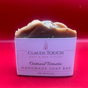 Oatmeal and Turmeric Handmade Soap Bar