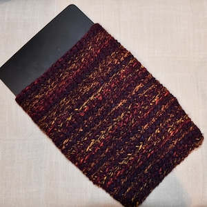 Funda para portátil de crochet / Funda para computadora / Funda para computadora / Macbook de 13" /