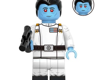 Spezial angefertigte Minifigur von Grand Admiral Thrawn