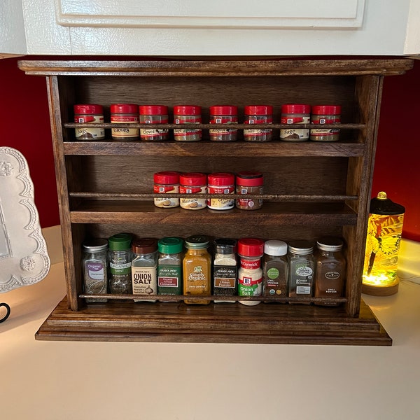 Under Cabinet Spice Rack - Etsy