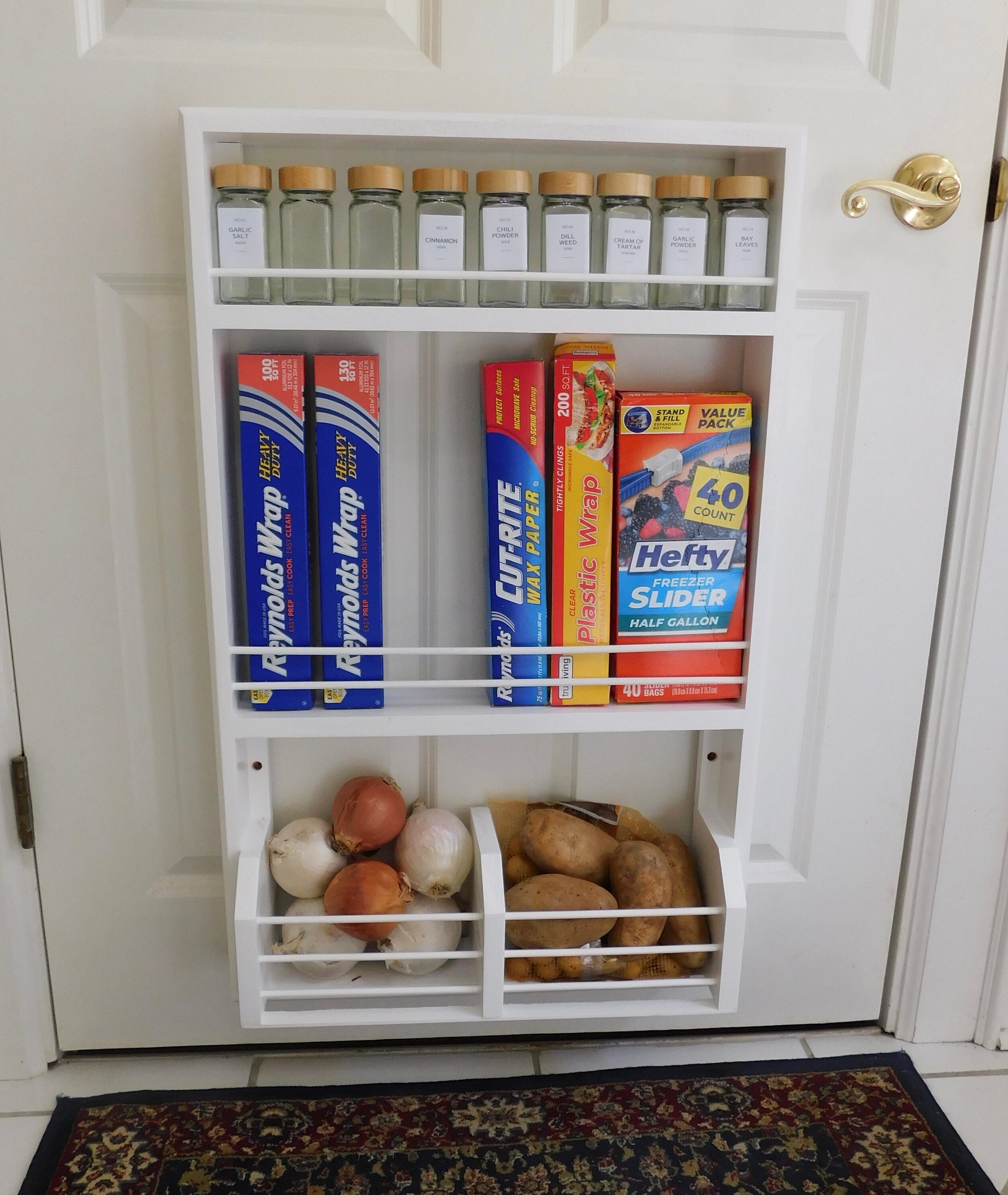 Pantry Door Spice Rack Etsy