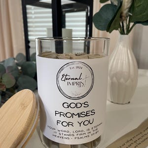 Inspirational Bible Verse Jar: NIV Scriptures, Encouragement Gift