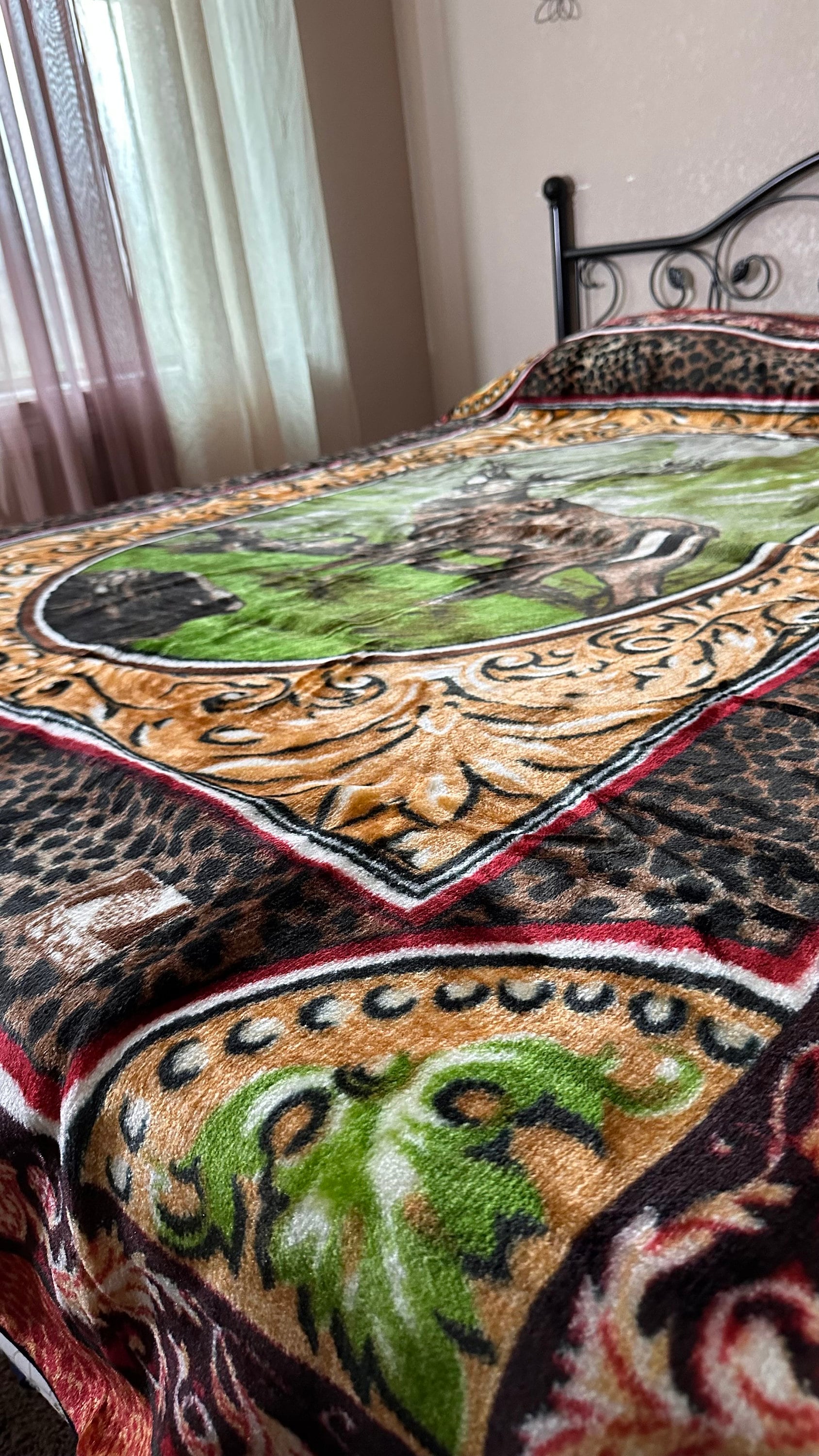 Vintage Deer Blanket: Novatex Full Size Stag Blanket With Tags - Etsy