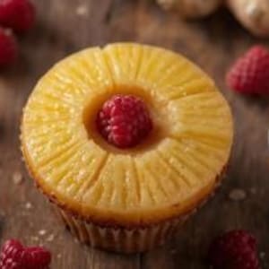 Nakie Cakes Muffin Recipe, TITICACA with Raspberries, Pineapple, Ginger, and Mexican Vanilla