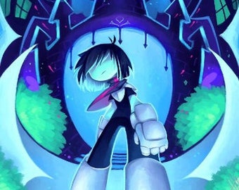 Leere Stadt Kris - Deltarune 11x17 Poster Druck