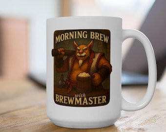 Dota 2 Brewmaster Coffee Mug | Gamer Fan Art Gift