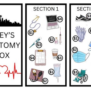 Greys Anatomy Box - Etsy